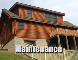  Orkney Springs, Virginia Log Home Maintenance