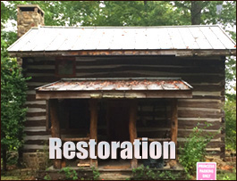 Historic Log Cabin Restoration  Orkney Springs, Virginia